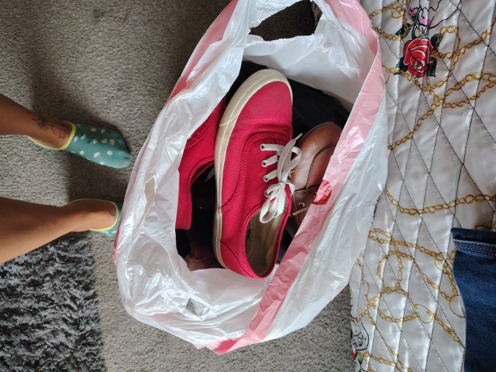 Time and Tru Oxford Shoes and Pink Sneakers - Women's Size 9.5 & 8.5