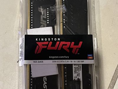 DDR4 Fury 2x8gb Sticks