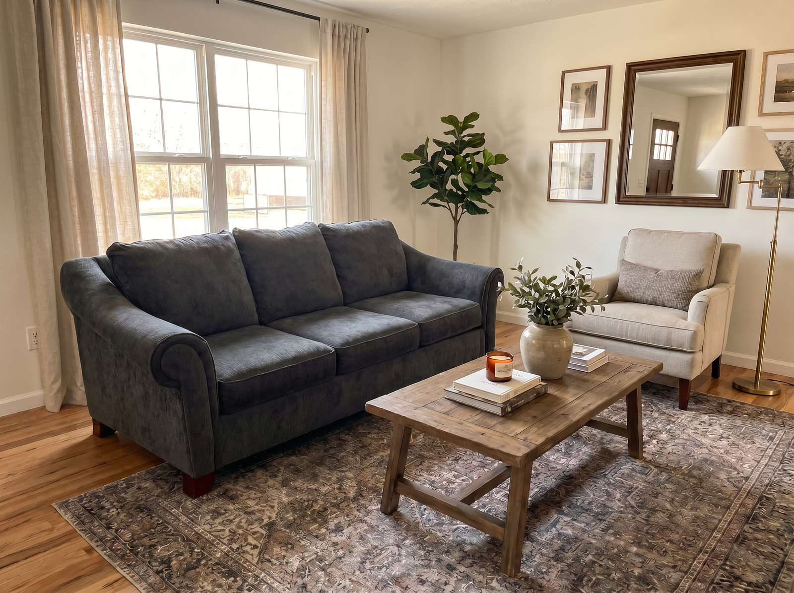 ️ STUNNING Modern 3-Seater Sofa - Plush Cushions & Wide Arms | FREE DELIVERY! ️