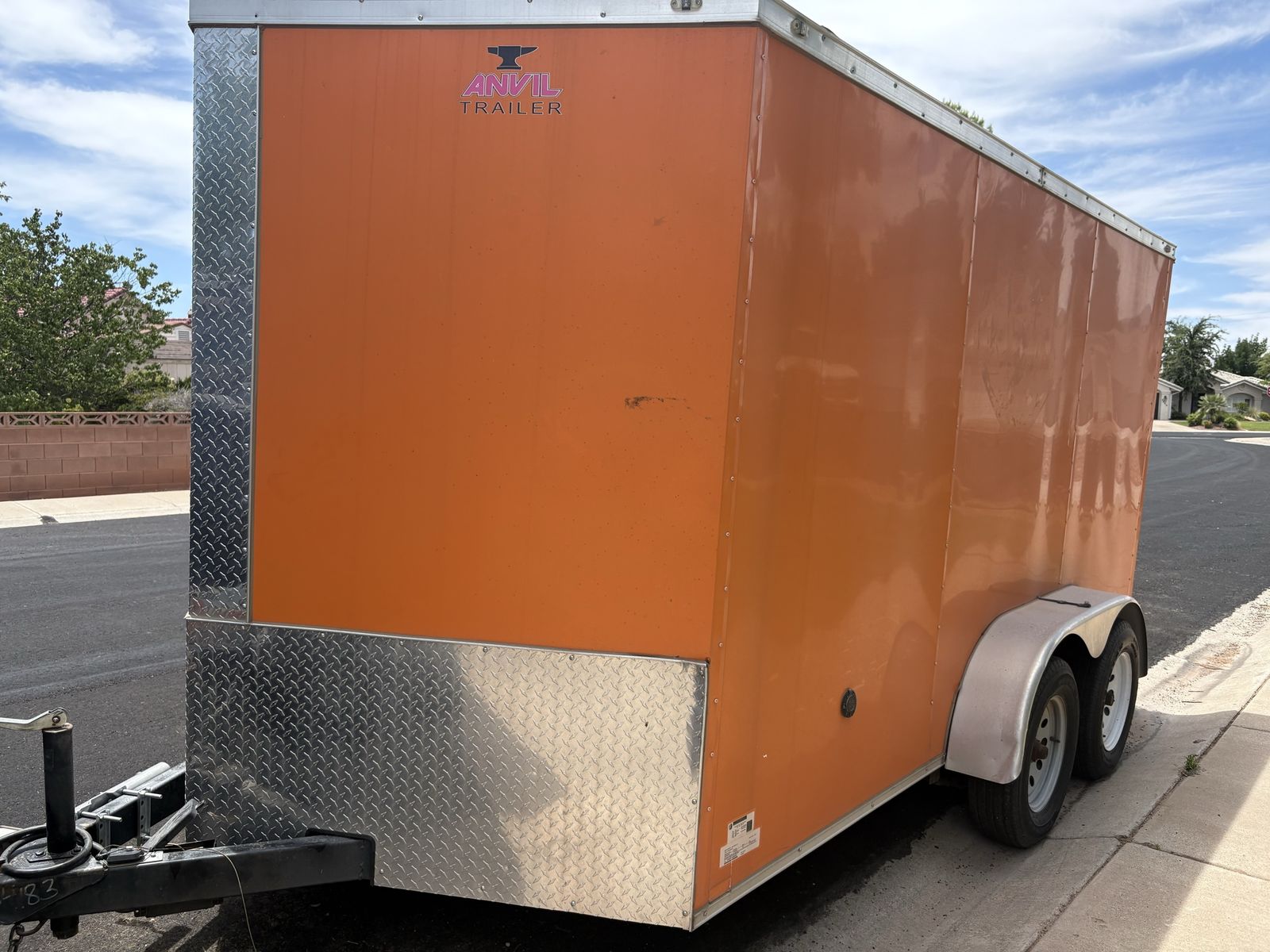 PENDING SALE 2017 Anvil Enclosed 7x12 Tandem Trailer