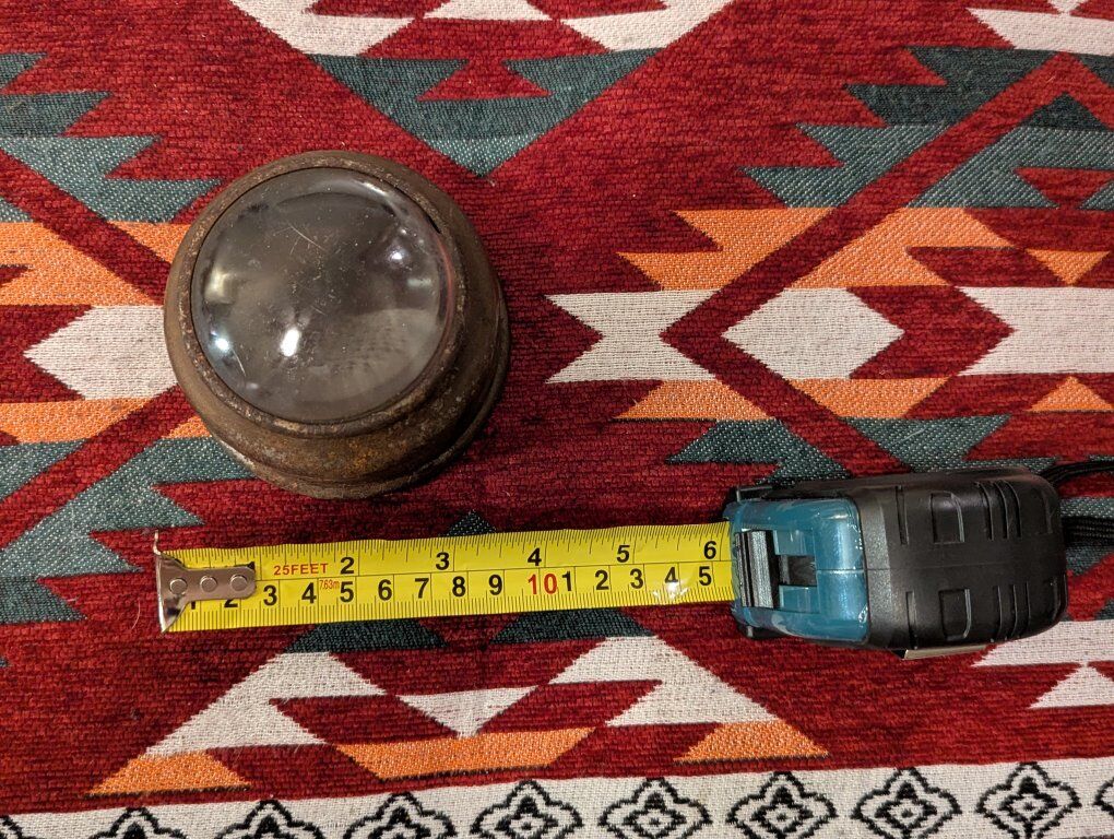 Brass Era Automobile Cowl / Side Lamp / Dome Light