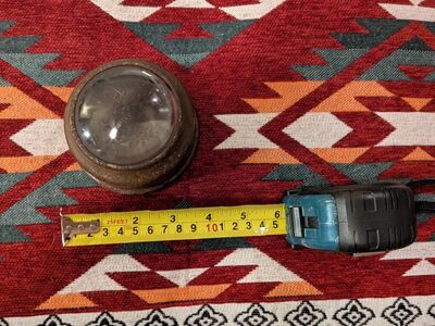 Brass Era Automobile Cowl / Side Lamp / Dome Light