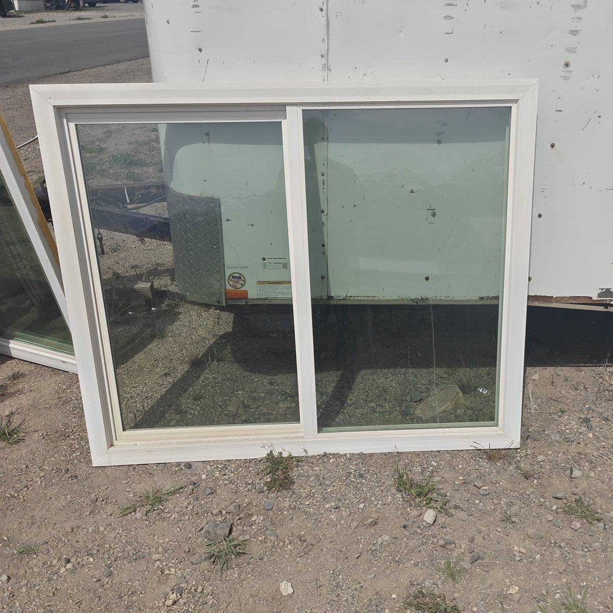 used white window