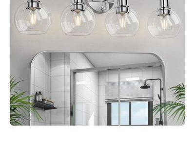 Espird 4 Lights Bathroom Vanity Light Fixture