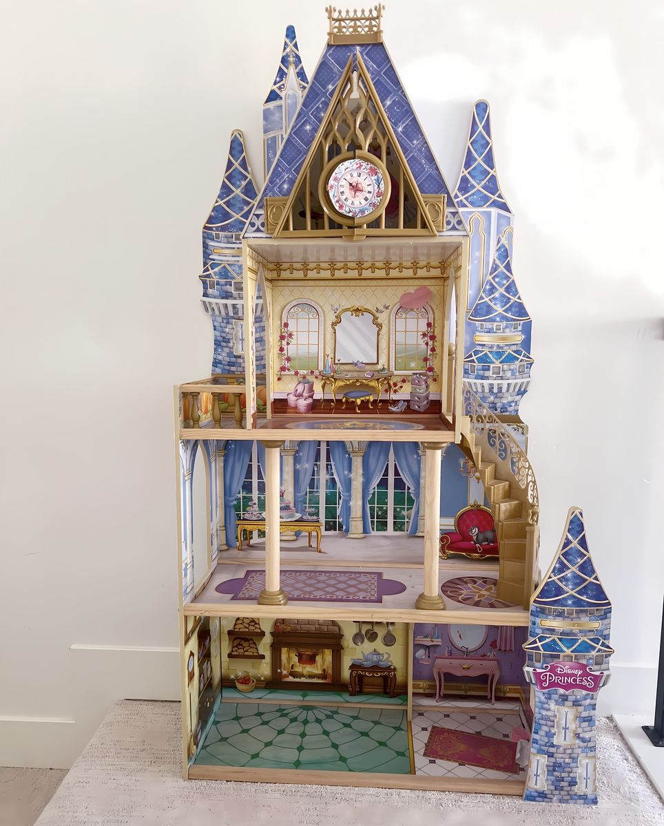 KidKraft Disney Princess Cinderella Royal Dream Wooden Castle Dollhouse