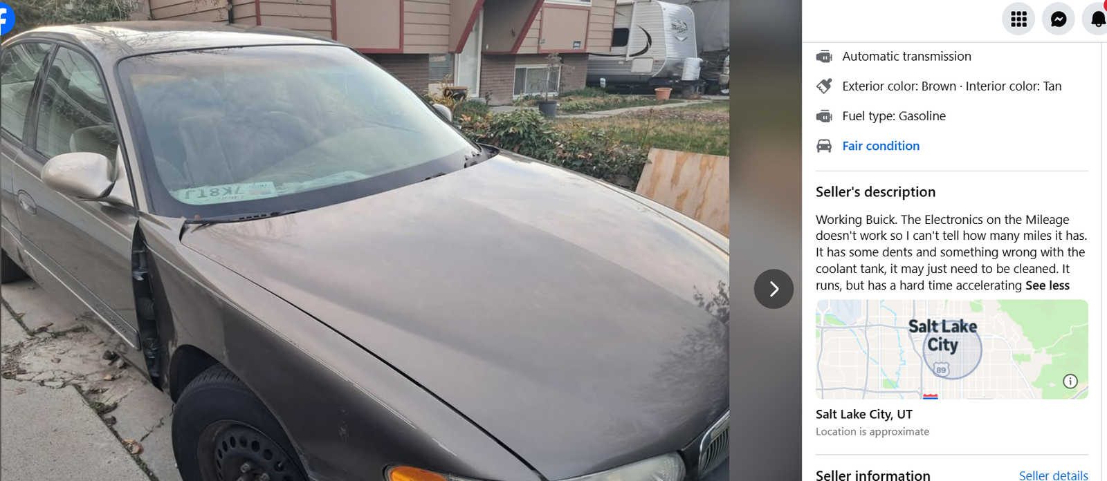 2002 BUICK CENTURY Custom