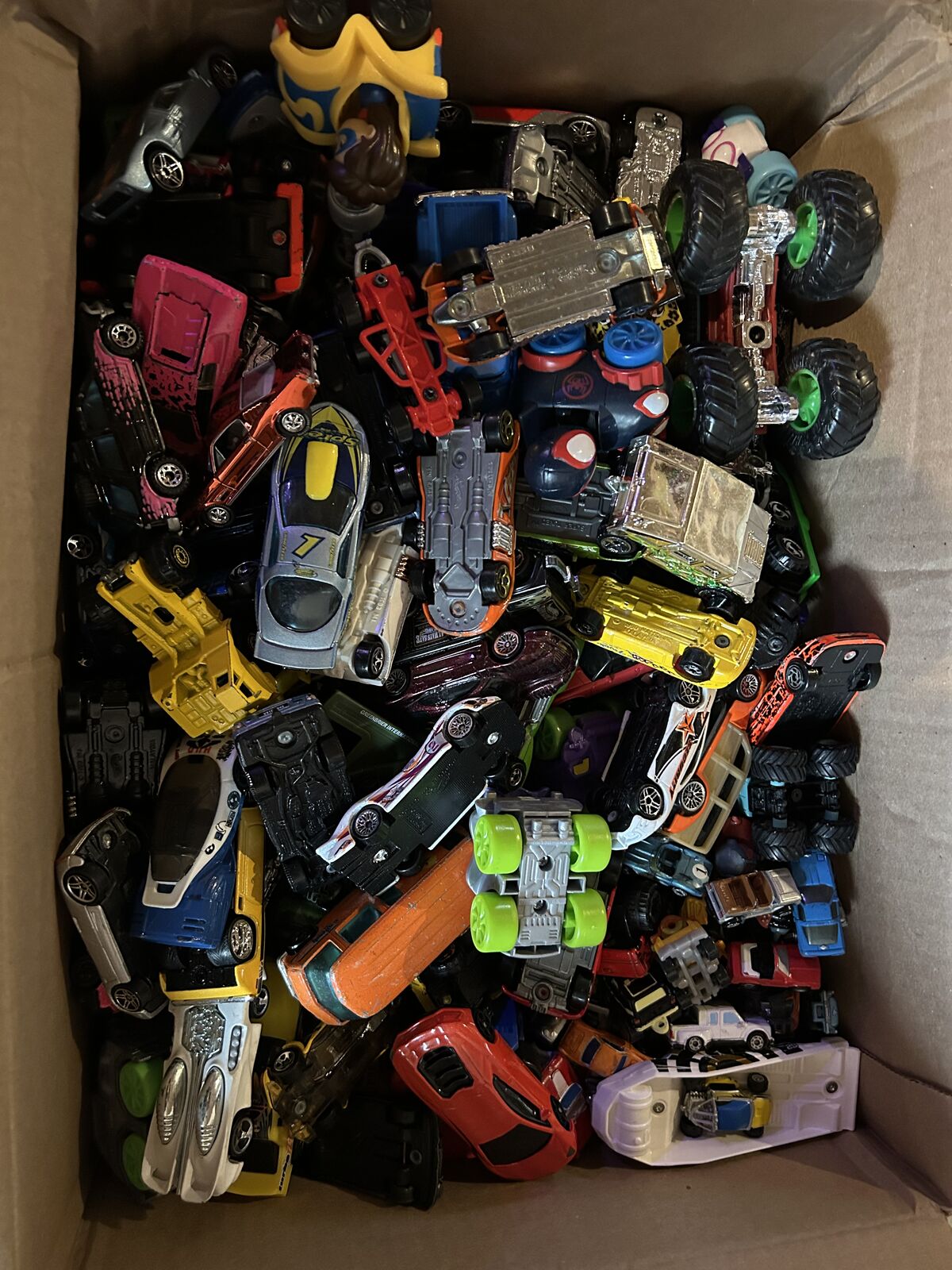 Hot Wheels etc box
