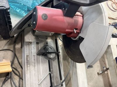 14” cut-off saw Chicago electric with extra wheels