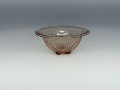 Federal Glass nesting bowl Pink Depression Glass