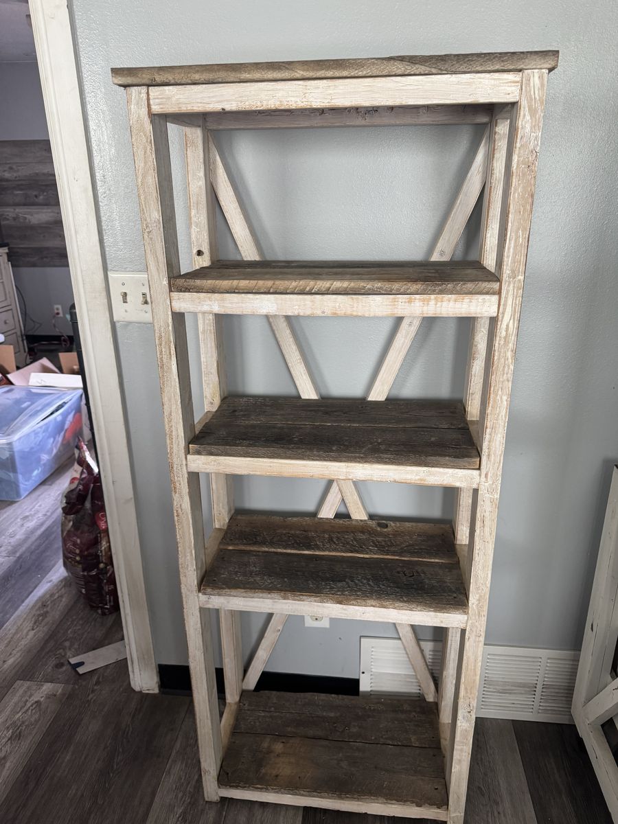 Wooden shelf