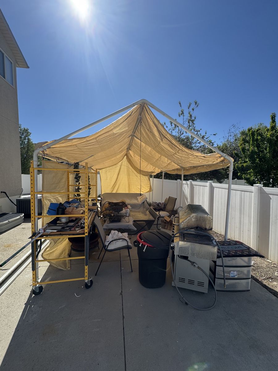 Backyard tent