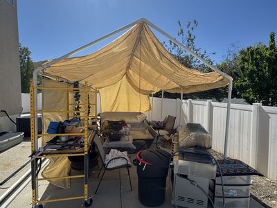 Backyard tent