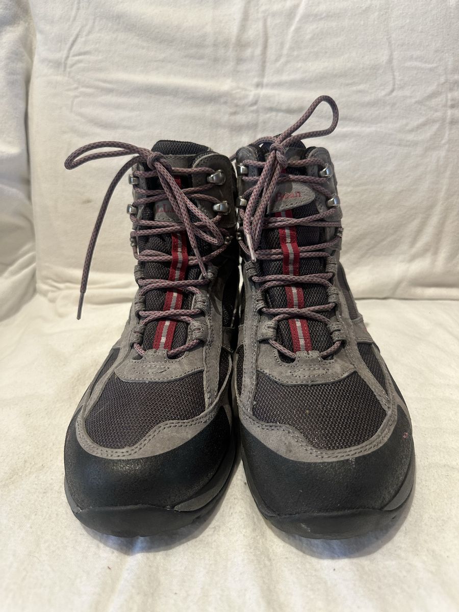 LLBean men’s size 10.5W gray/black WP hiking boots