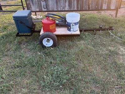 Heavy-Duty Tow-Behind Utility Trailer Cart for ATV, Pre Built Or DIY