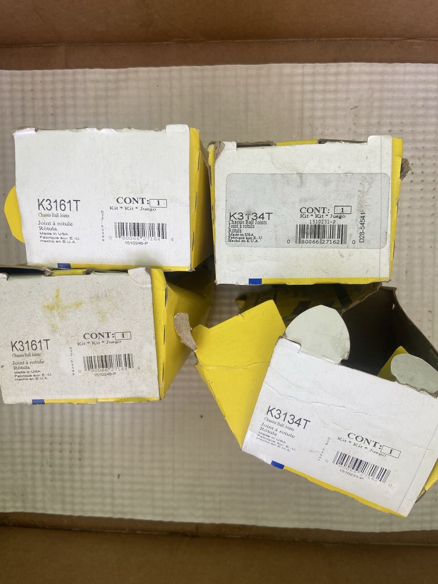 K3161T K3134T Chassis Ball Joints Kit - Made in USA - Auto Parts