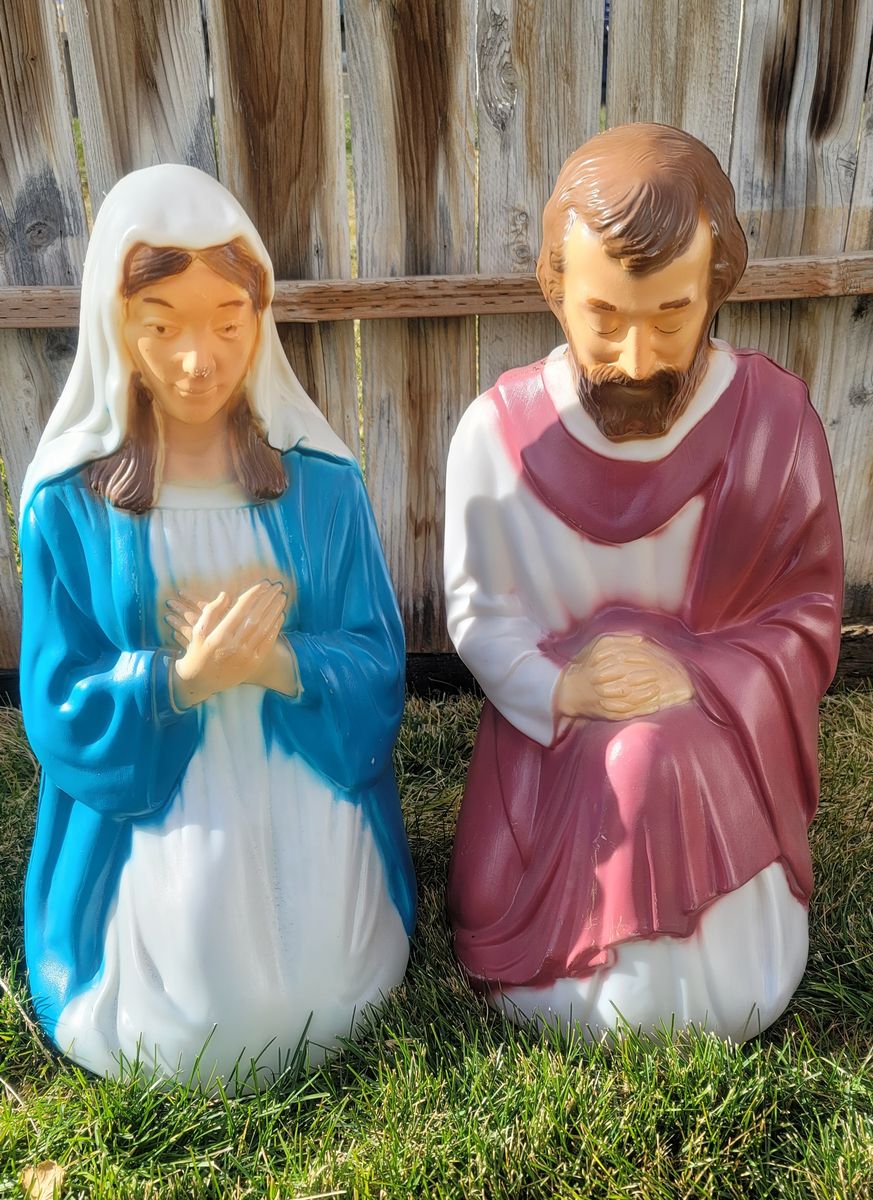 Vintage Mary and Joseph Blow Molds