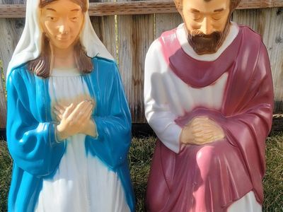 Vintage Mary and Joseph Blow Molds