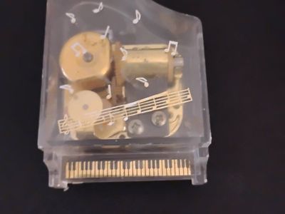old piano music box. exelent condition