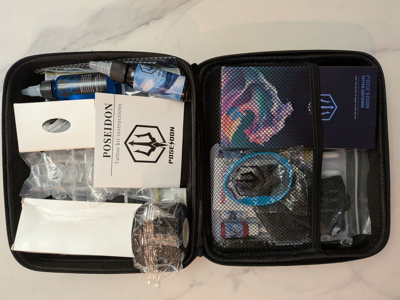Poseidon Wireless Tattoo Pen Kit – Complete Starter Set