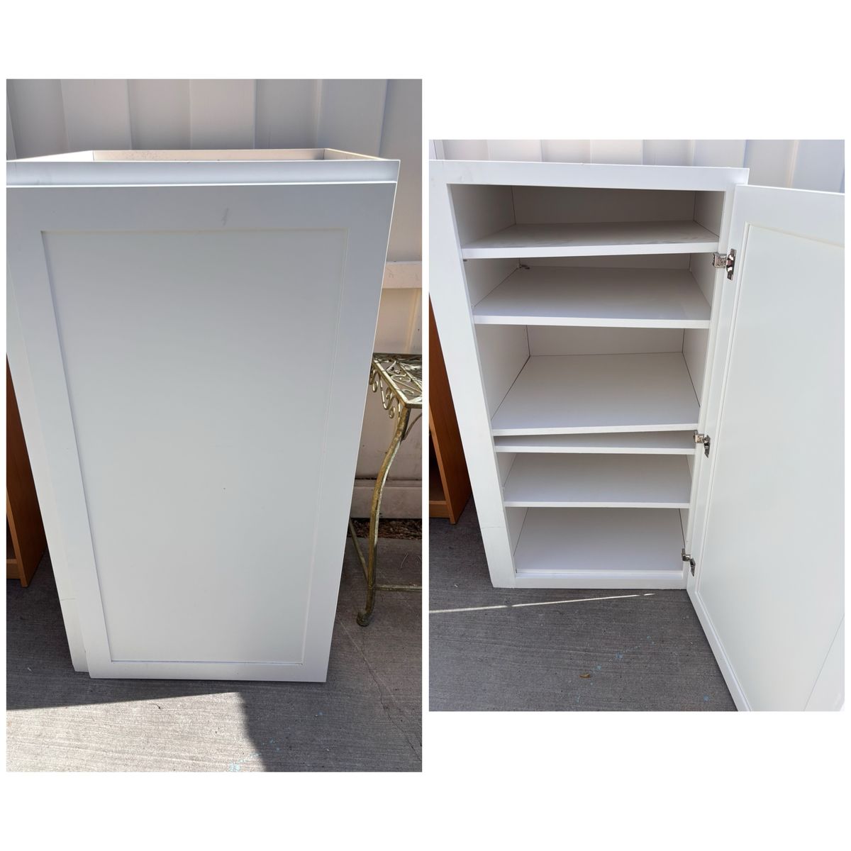 White Shaker Cabinet 47x24x26