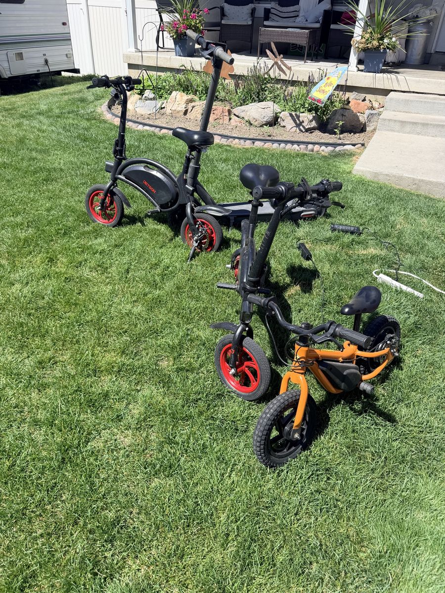 EBikes Lot of 4 for Sale Jetson, Massimo, Segway