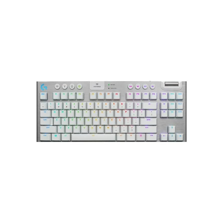 Logitech G915 TKL Wireless Keyboard (White) Lightly Used