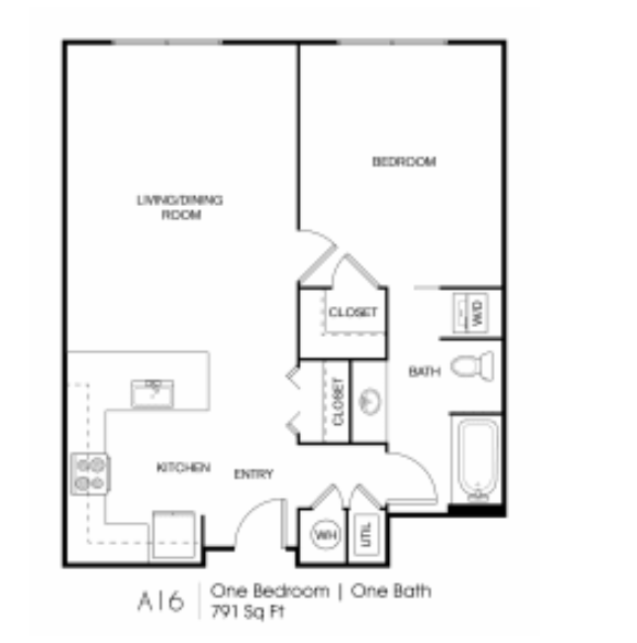 Lease Takeover – 1b1b at Seven Skies Apartments (A16 Floor Plan, Sandy, UT)