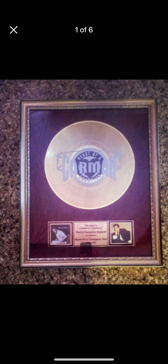 Carman Gold Record!