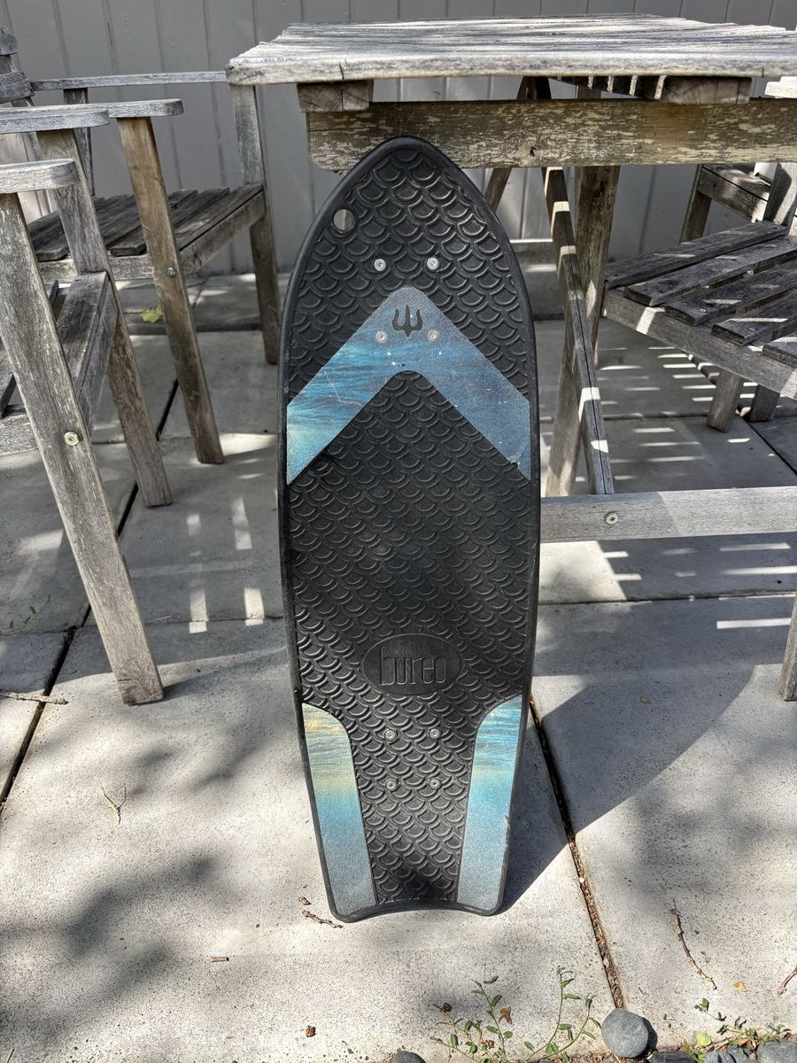 Bureo Ahi Performance Cruiser Skateboard - Eco-Friendly Recycled Fishing Nets Deck OBO