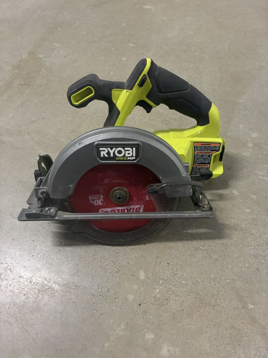 Ryobi ONE+ HP 18V Brushless Cordless Compact 6-1/2 in. Circular Saw (Tool Only) skilsaw