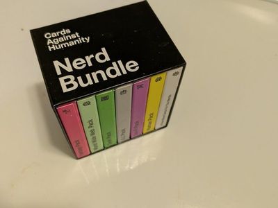 Cards Against Humanity Nerd Bundle Expansion Packs - Fantasy, Web, Geek, AI, Sci-Fi, Human Packs