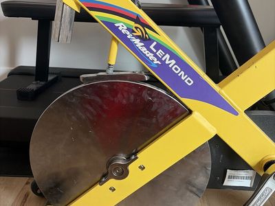 LeMond Fitness Stationary Indoor Exercise Bike - Yellow & Black