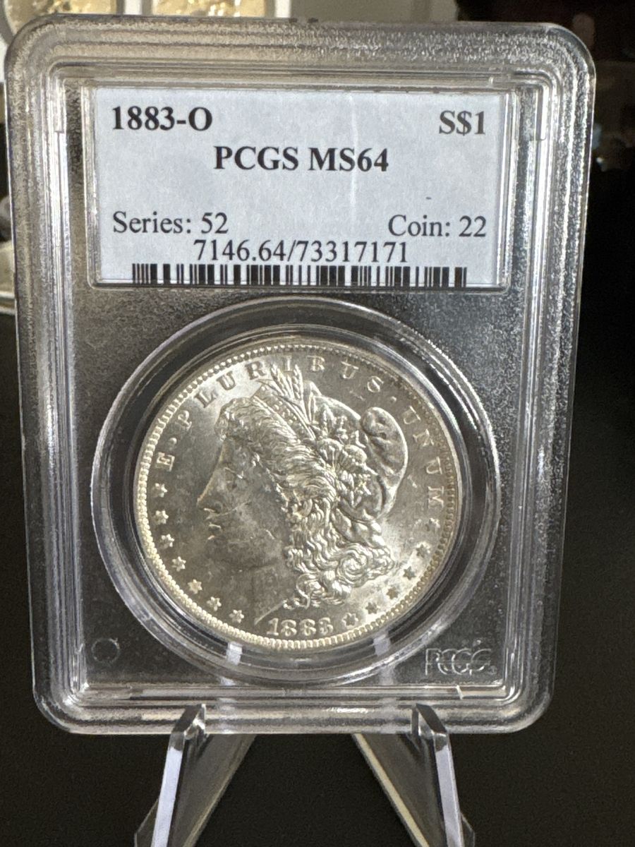 1883-O Morgan Silver Dollar PCGS MS64
