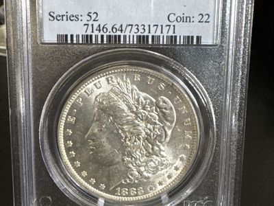 1883-O Morgan Silver Dollar PCGS MS64