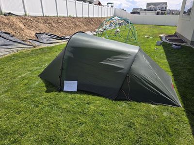 Hilleberg Anjan 3 Tent - Lightweight 3+ Season Backpacking Tent, Green, Used Excellent Condition