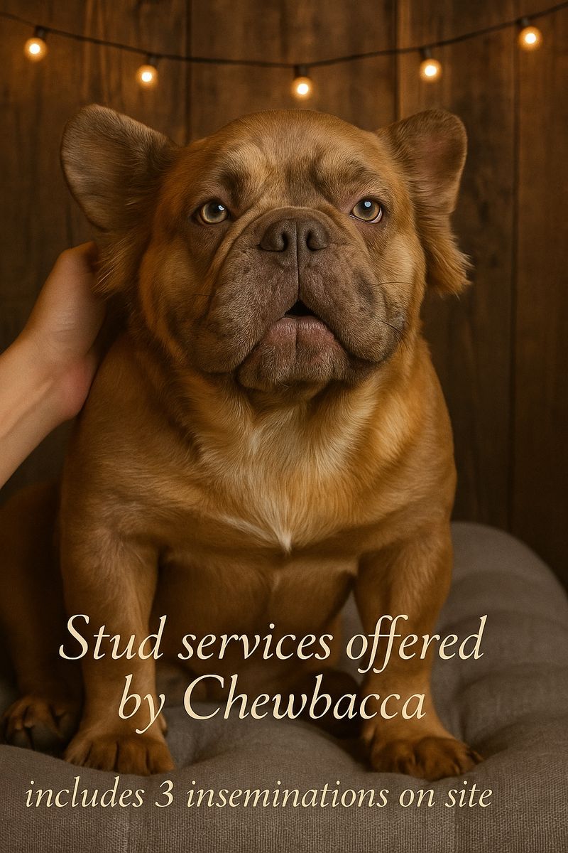 Rare fluffy French Bulldog stud