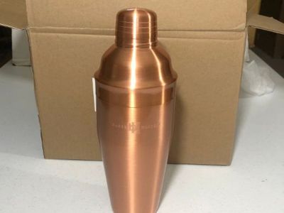 Basil Hayden Copper Cocktail Shaker Bartending - Case of 6 - New in Box
