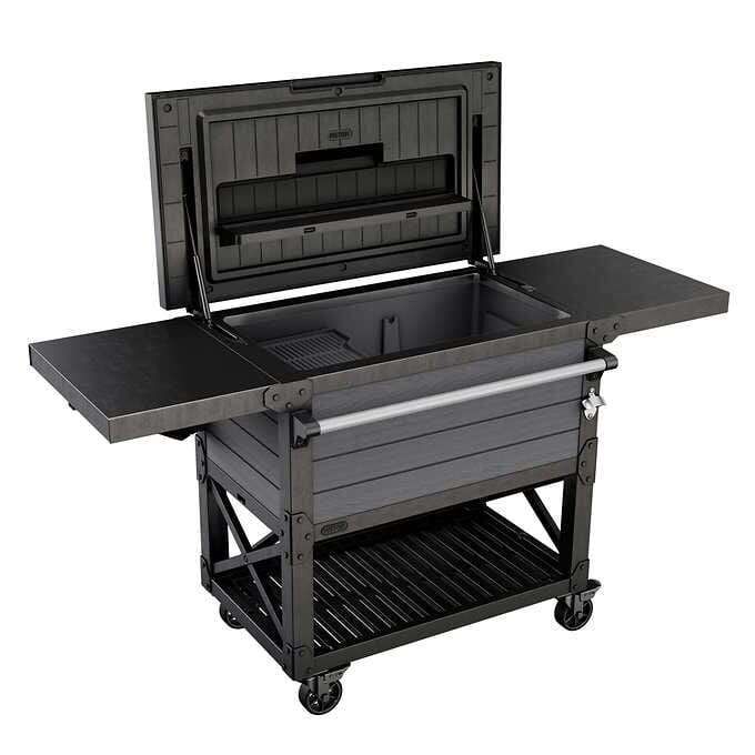 Keter Patio Cooler & Beverage Cart  2622047 #82402