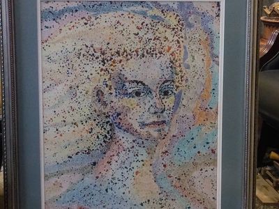 Mid Century Original Watercolor Portrait by Michael J Weber AWS (1967)