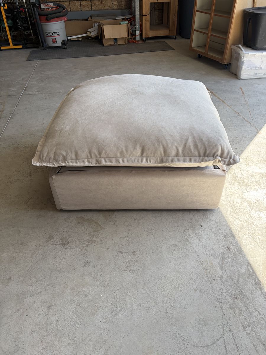 Brand New Cream Color Ottoman