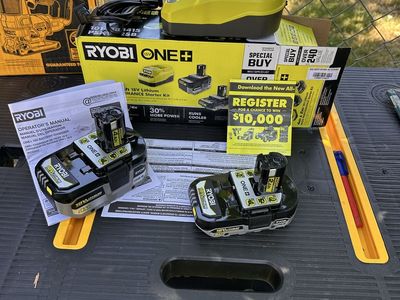 Ryobi ONE+ 18V Lithium-Ion 4.0Ah HP High Performance Battery & Charger Starter Kit
