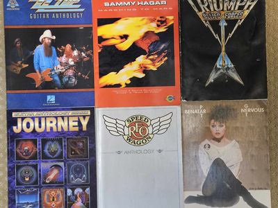 21 Guitar Tab books $10 each or less if you buy more - make me an offer for all