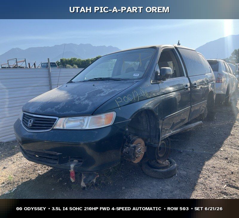 2000 Honda Odyssey Parts - UTPAP Orem