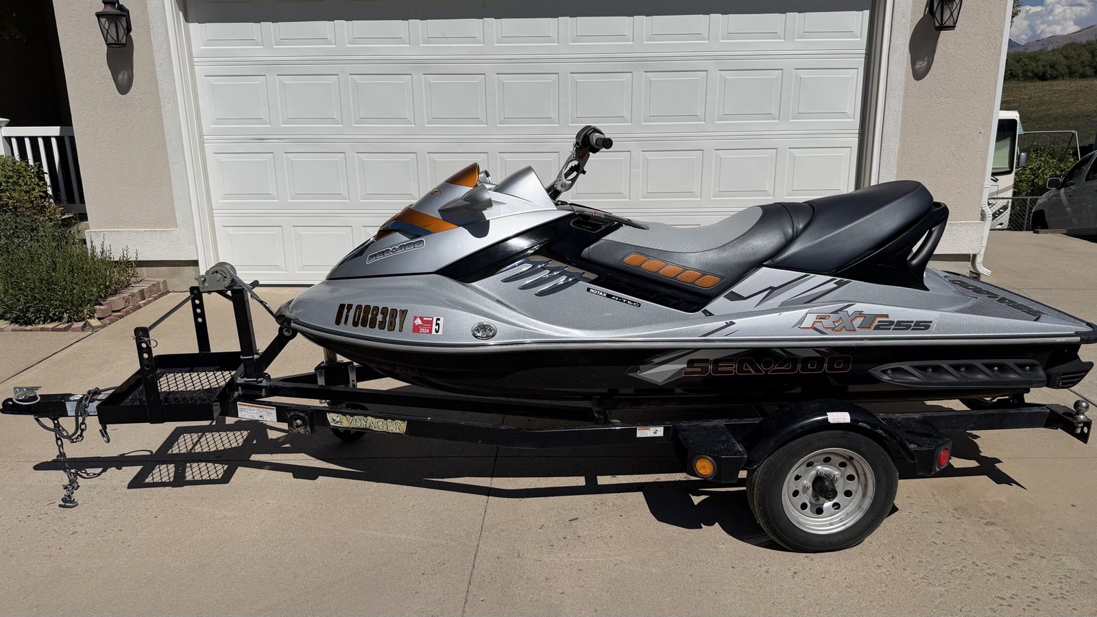2008 Seadoo Supercharged RXT-X-255 w/ Trailer