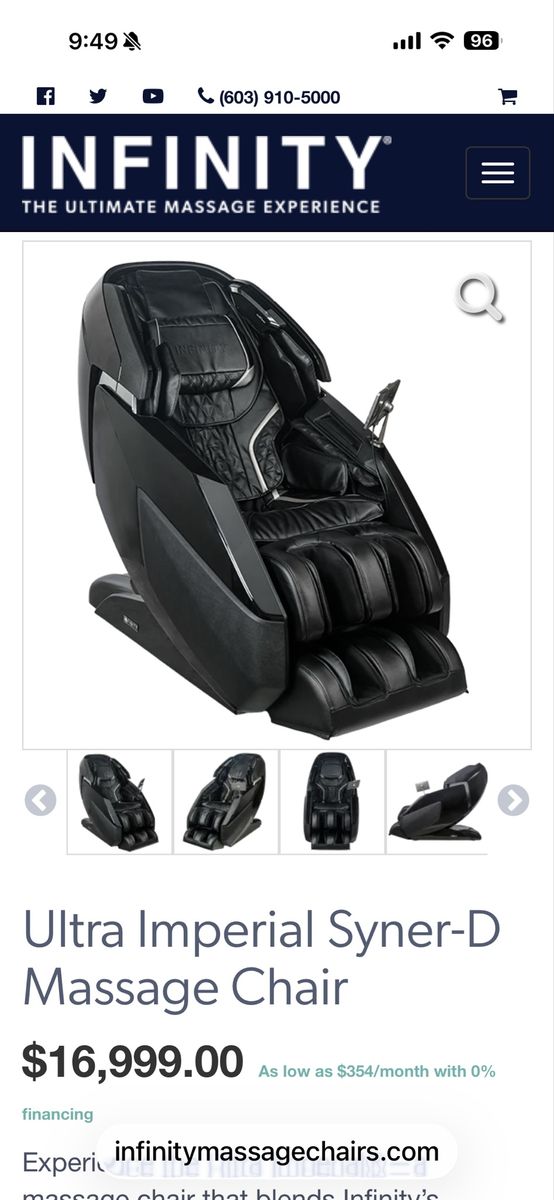 Ultra Imperial Infinity Massage Chair