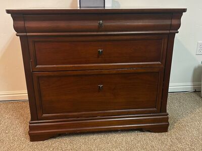 Beautiful wooden filing cabinet