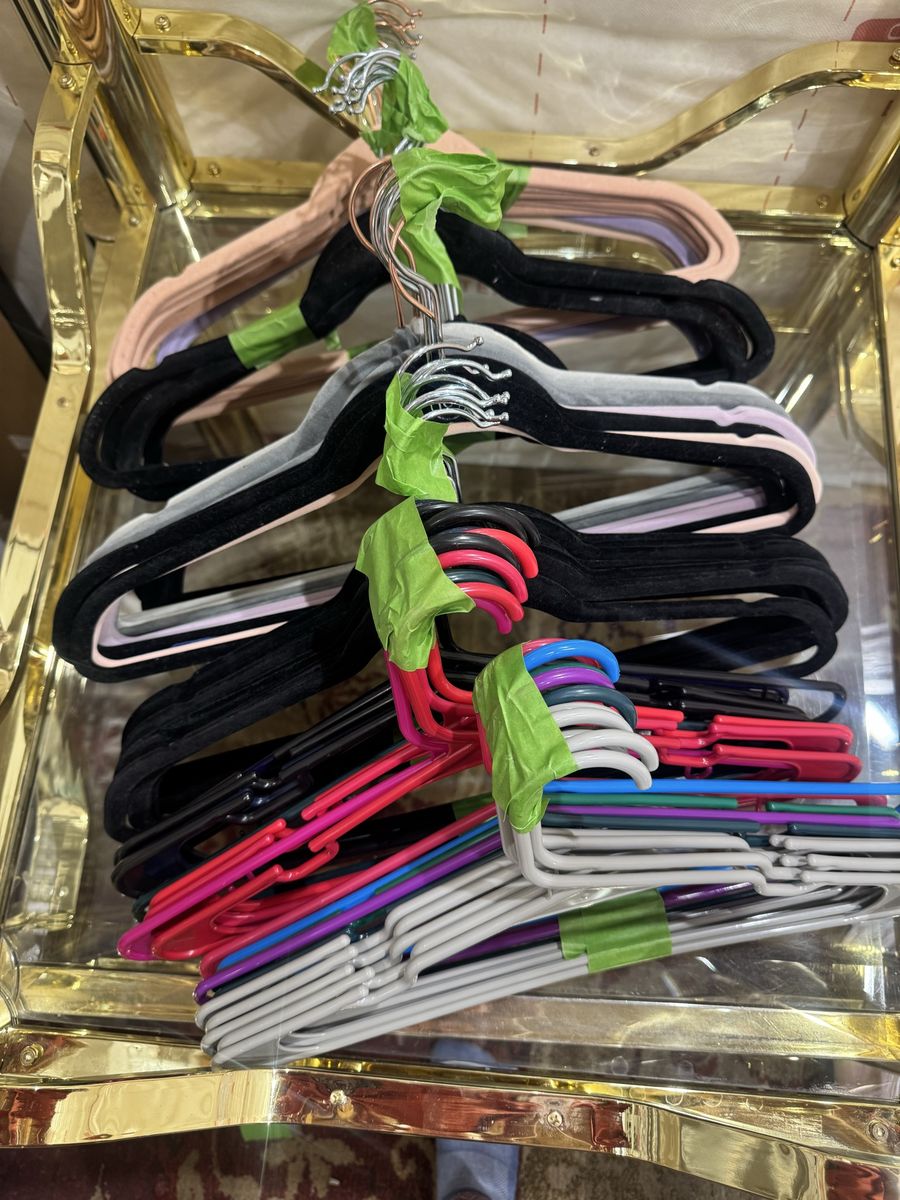 70 pc wardrobe hungers