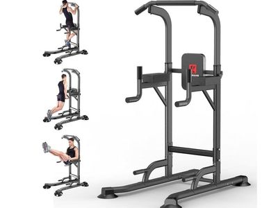 New Power Tower Pull Up And Dip Station