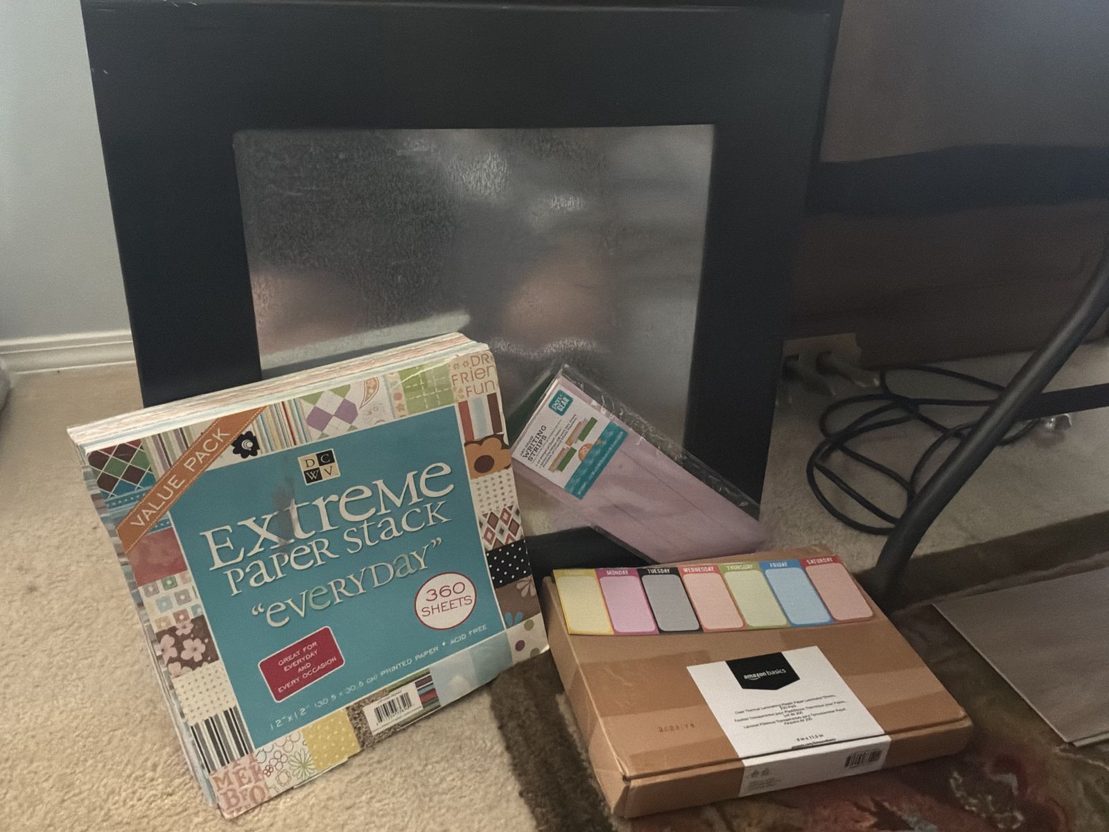Mag board, craft paper, laminate sheet
