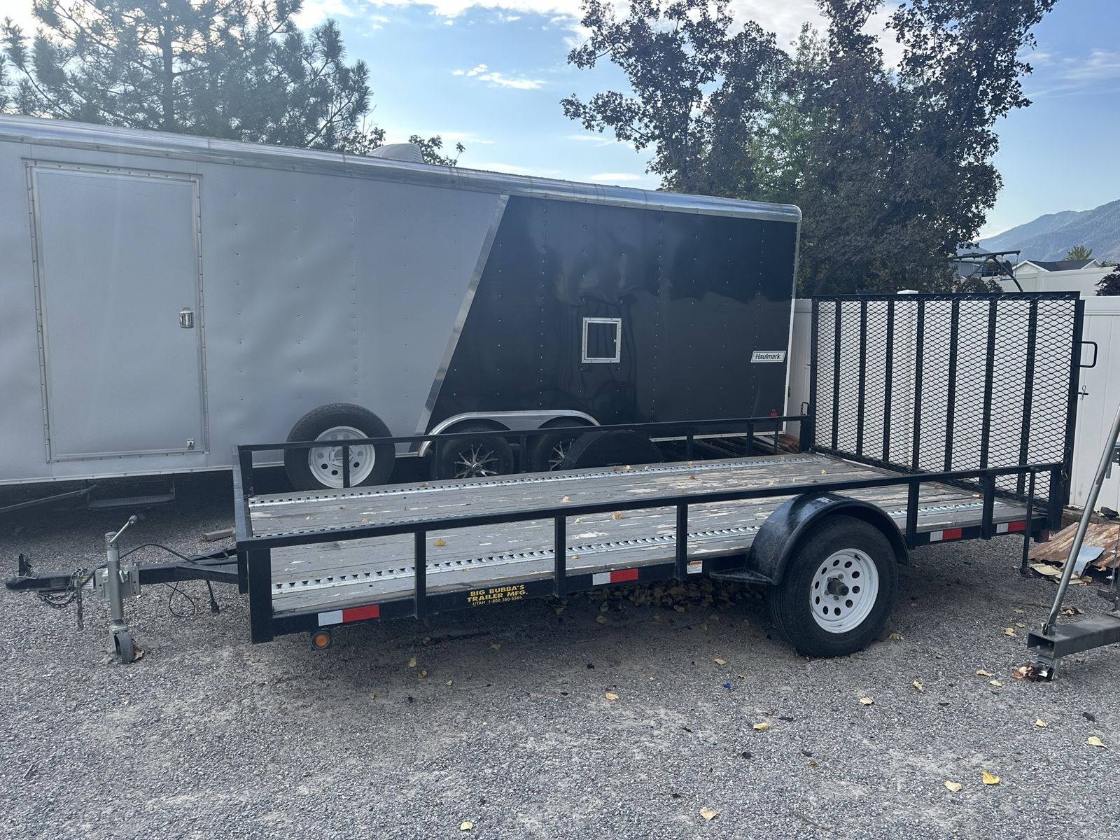 2020 7x14 Deluxe Big Bubba Single Axle Trailer